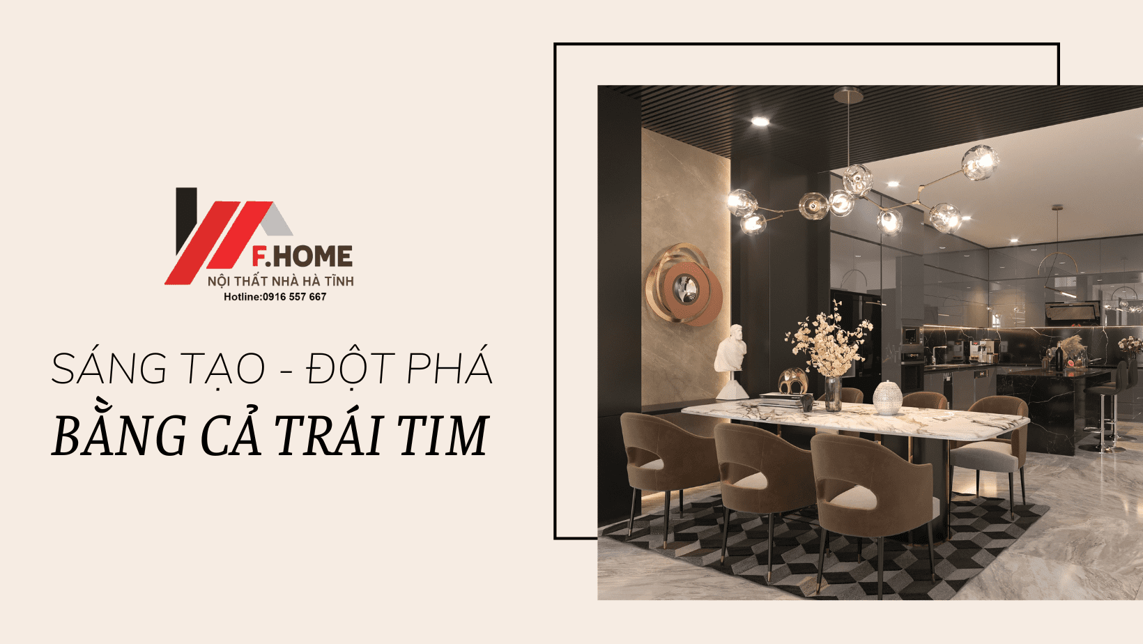 Fhome - Thiết Kế Nội Thất Uy Tín Hà Tĩnh